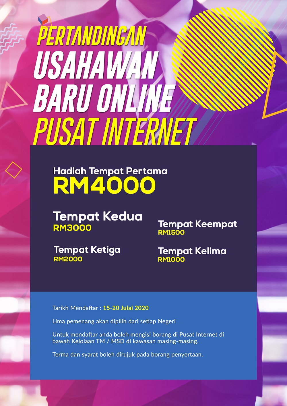 Pertandingan Usahawan Baru Online PI 2020