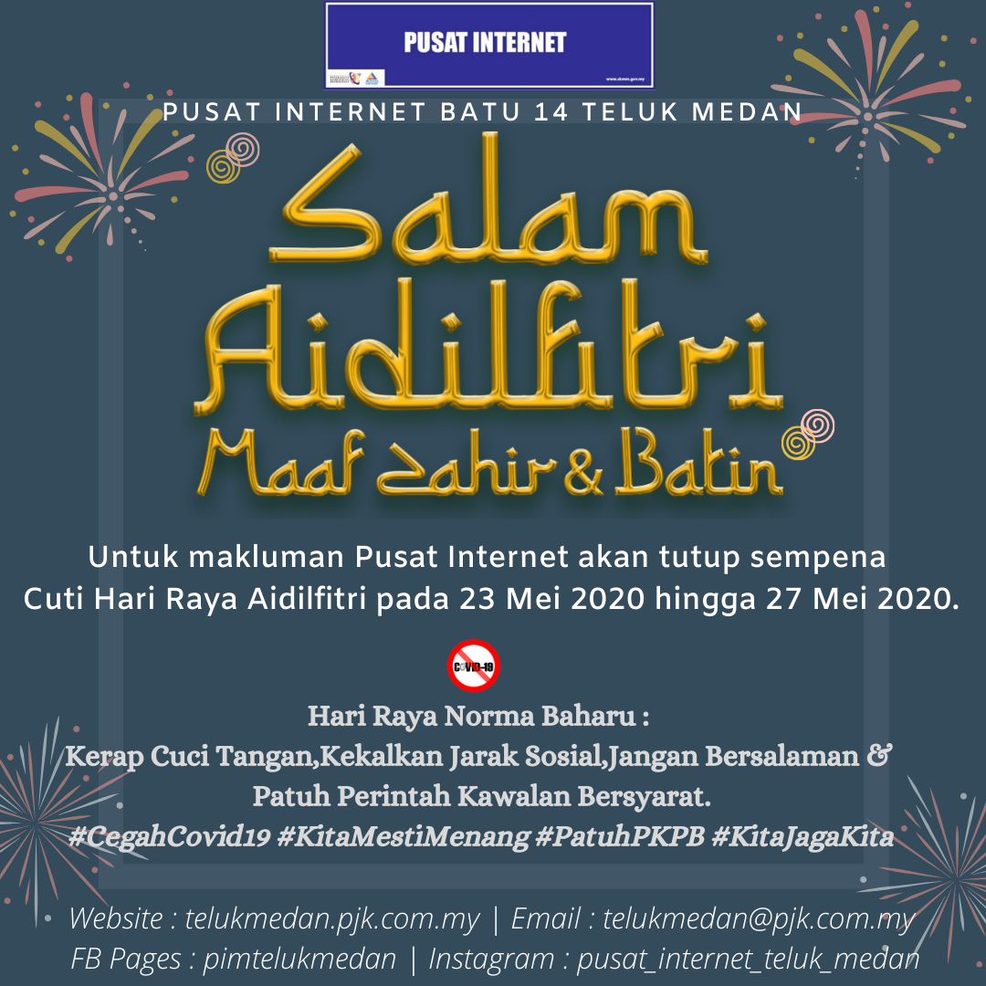 Selamat Hari Raya Aidilfitri Maaf Zahir  Batin